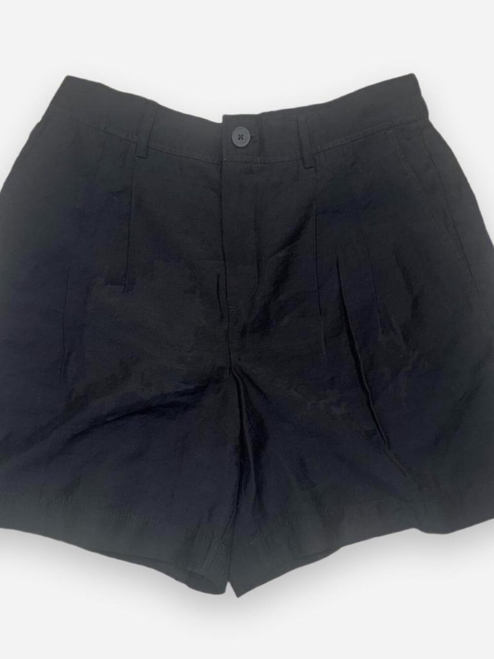LOFT Black High Waisted Shorts Womens Medium